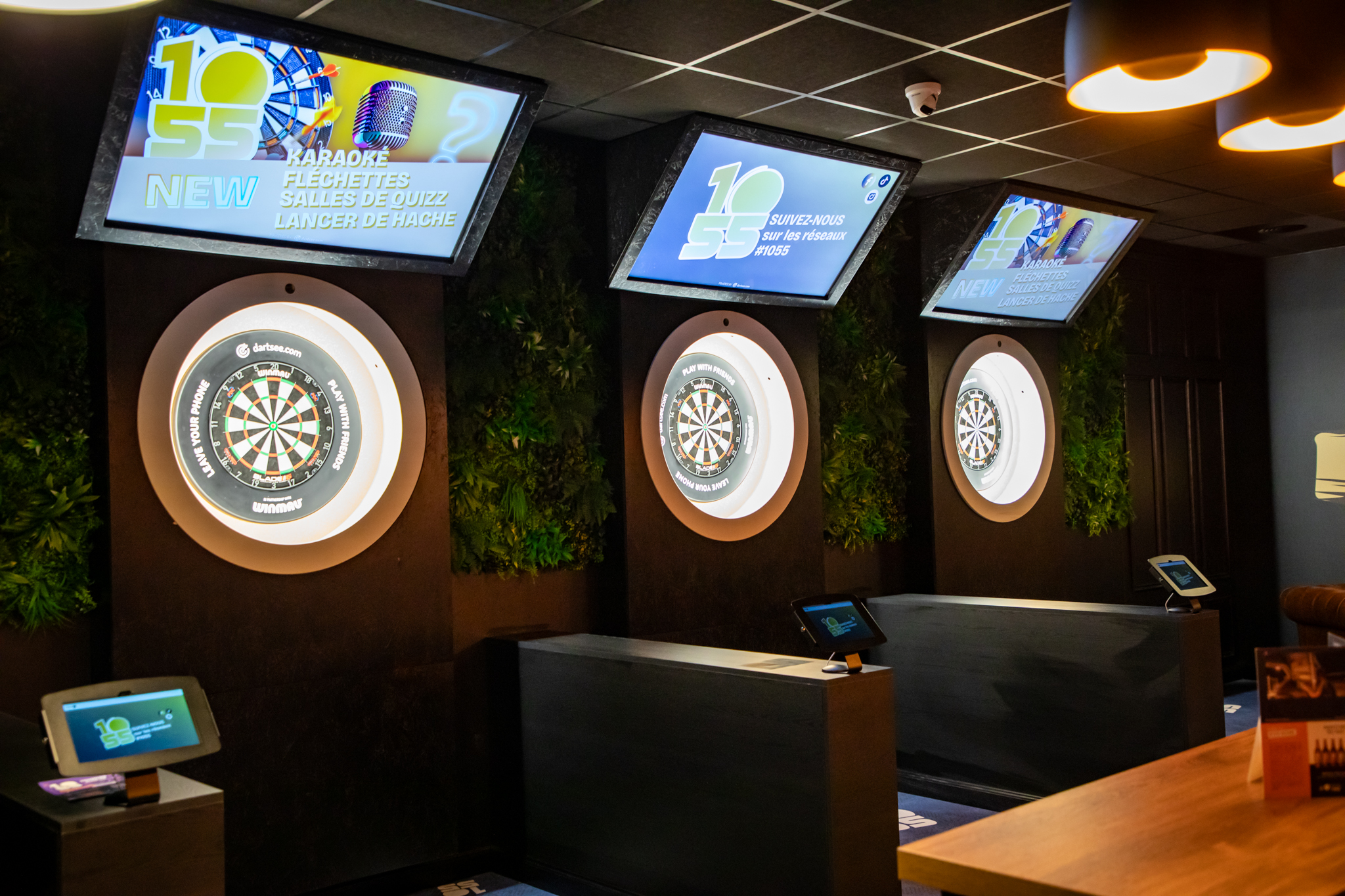 Fléchettes connectées 10·55